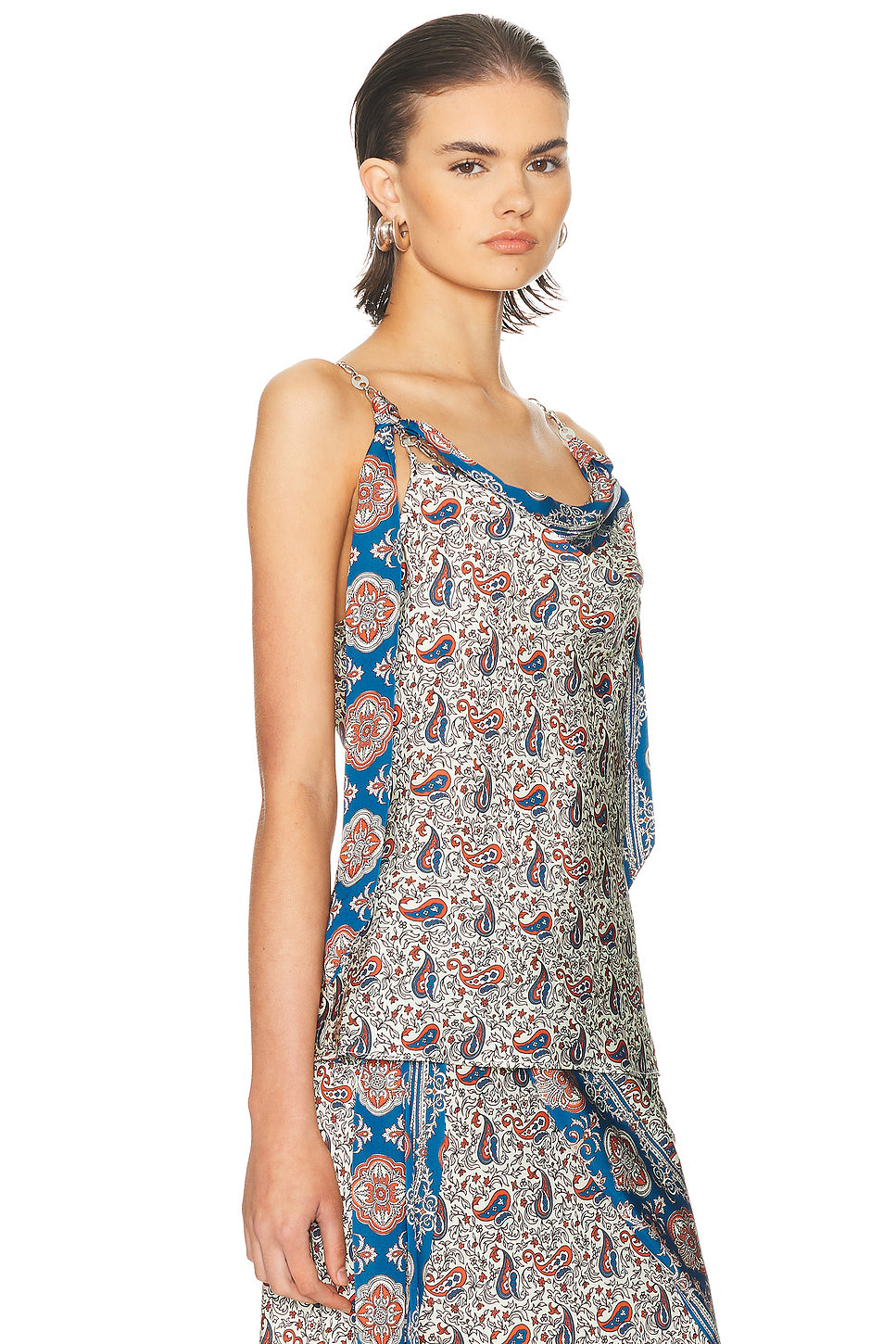 Chain Scarf Top