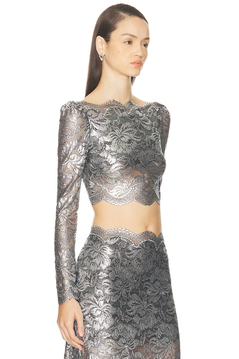 Lace Cropped Top