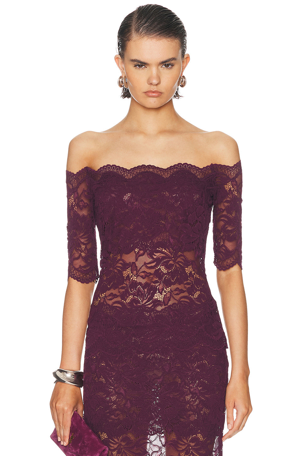 Off Shoulder Lace Top