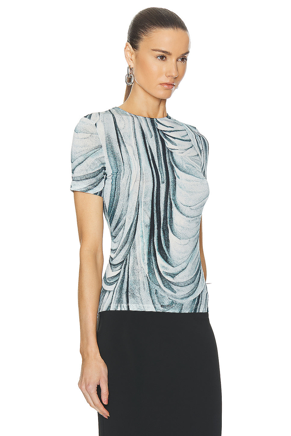 Drape Printed T-Shirt