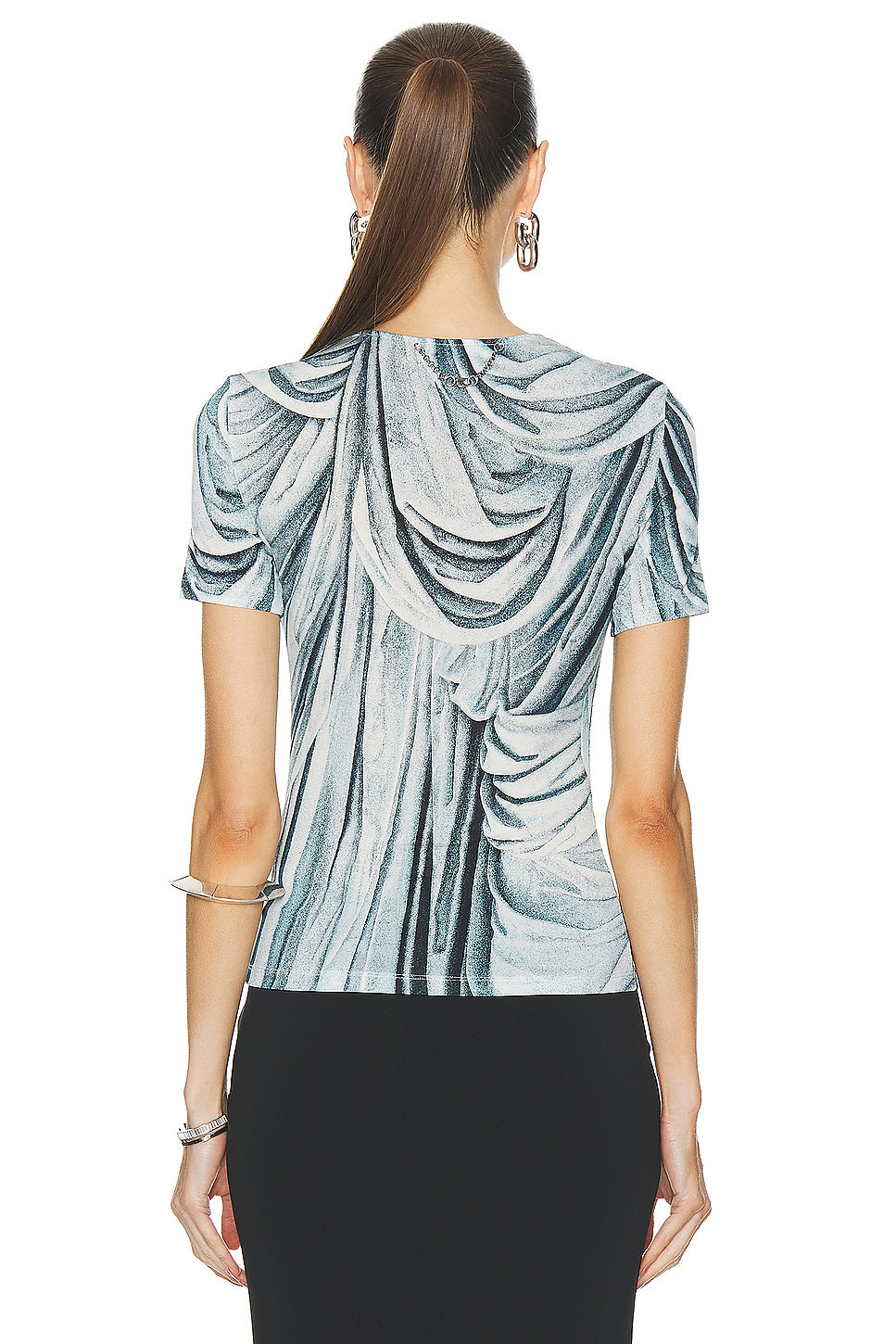 Drape Printed T-Shirt