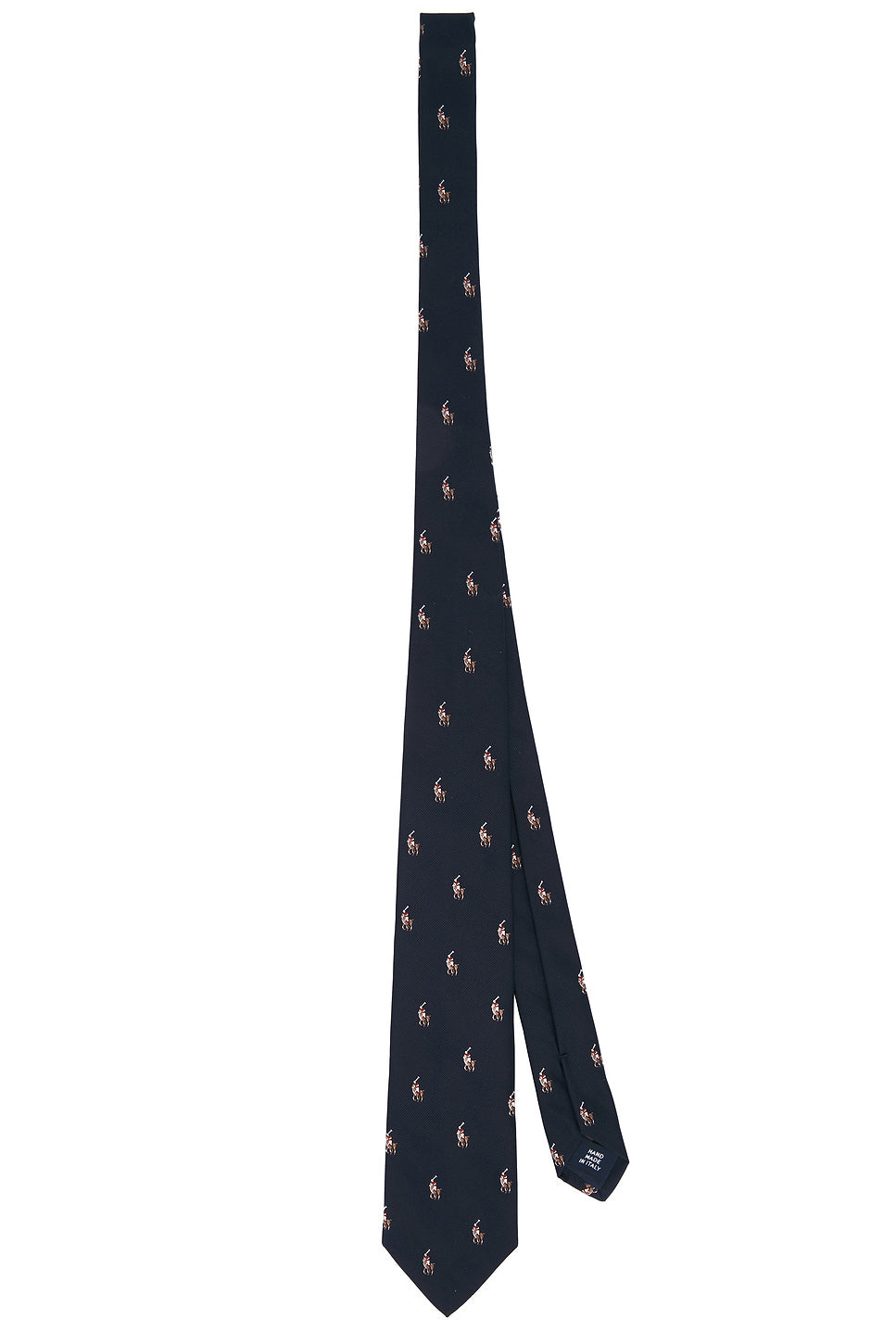 Silk Polo Player Neck Tie