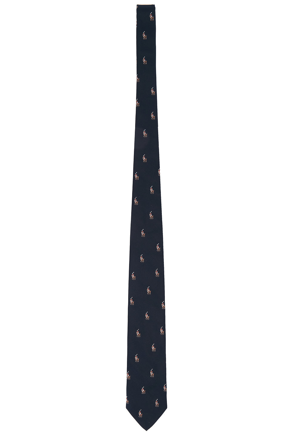Silk Polo Player Neck Tie