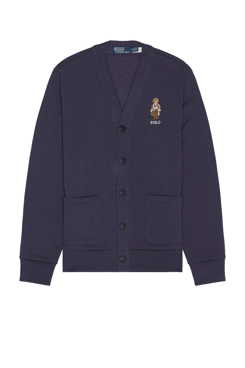 Vintage Fleece Button Up Novelty Bear Cardigan