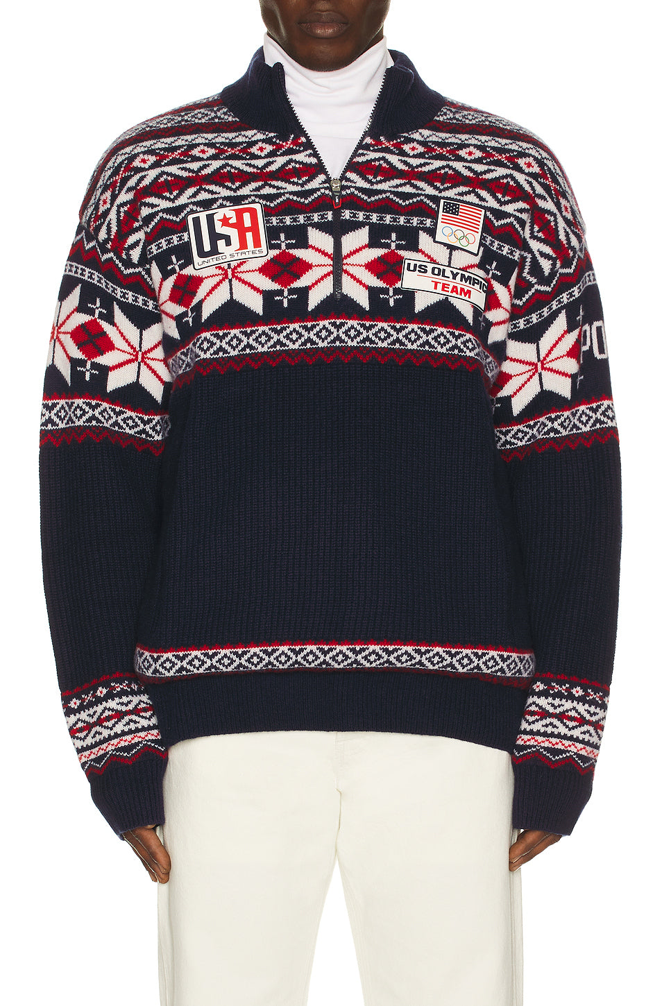 Winter Olympics Pullover Sweater