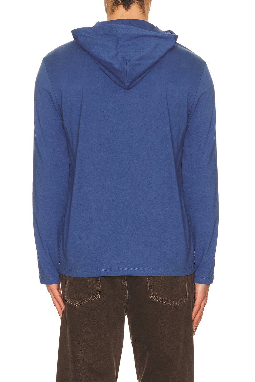 Long Sleeve Jersey Knit Hooded T-shirt