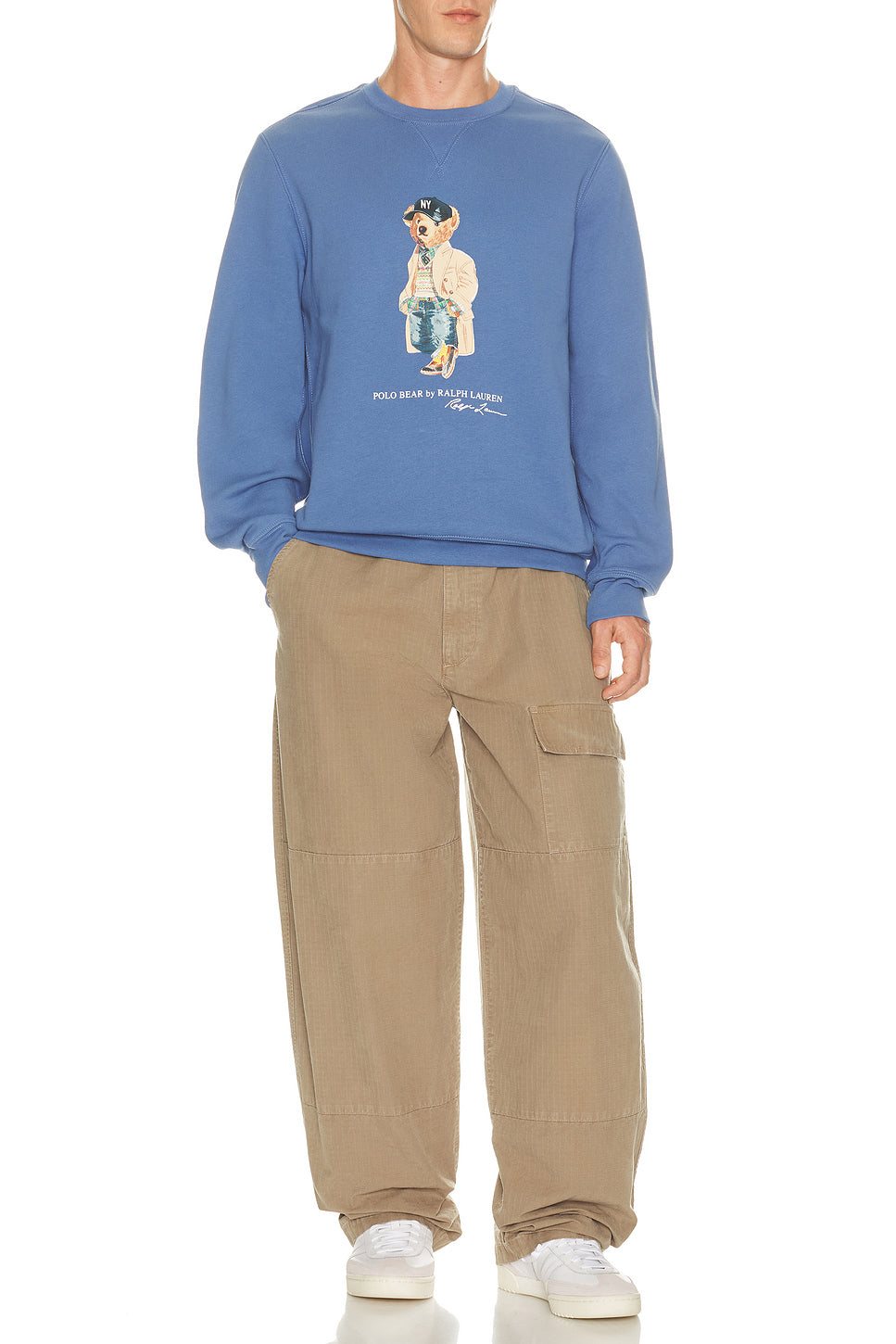 Seasonal Fleece Novelty Litchfield Bear Crewneck Sweatshirt