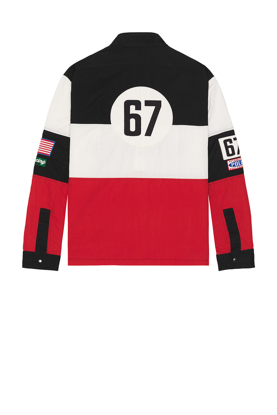 Nylon Colorblock RL Racing Sport Shirt