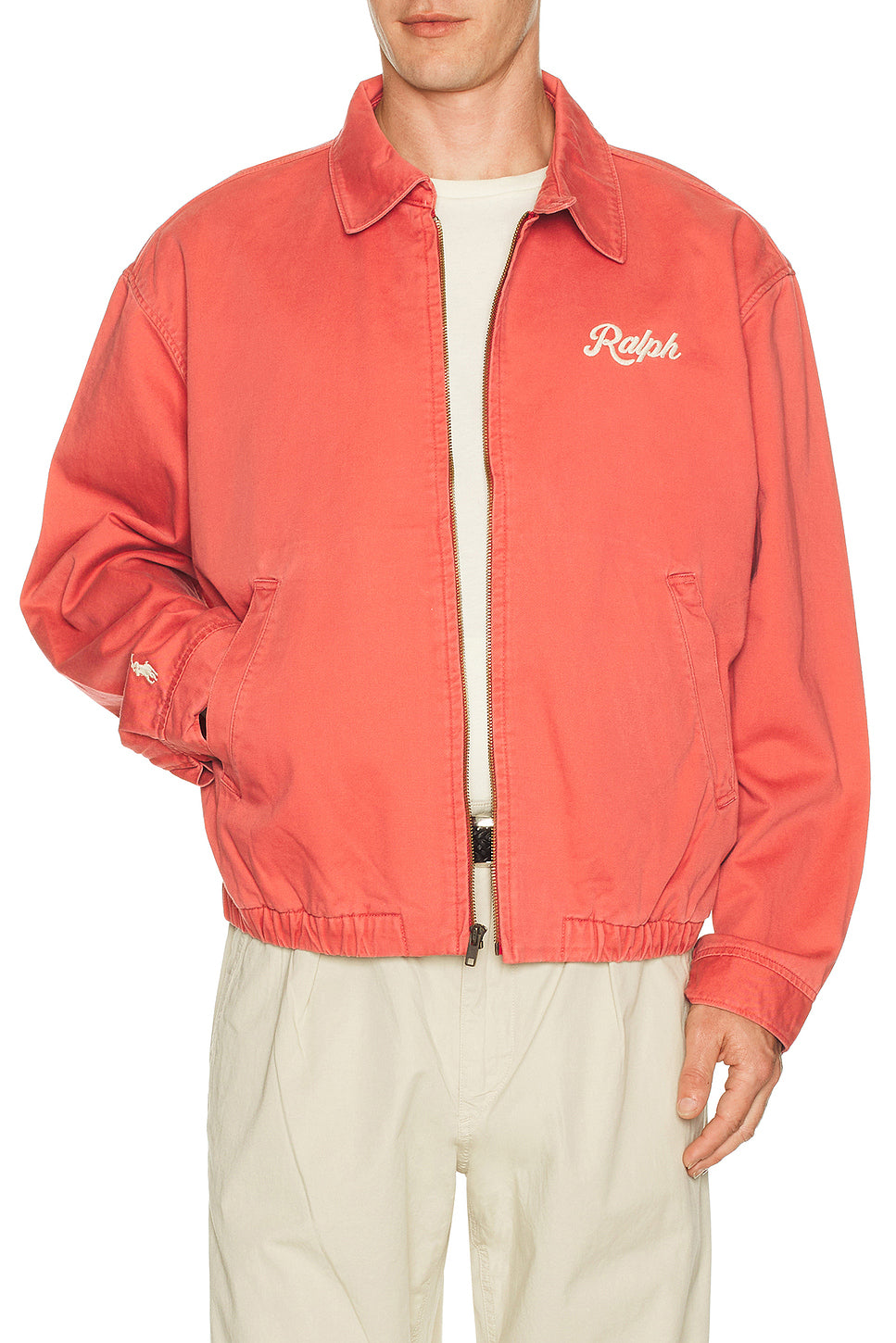 Twill Ralph Script Windbreaker Jacket