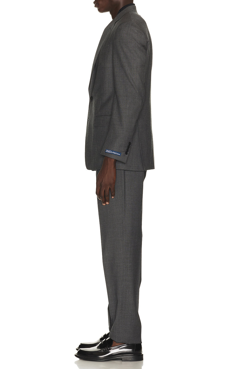 2-buton Single Breasted Sharkskin 2-piece Suit