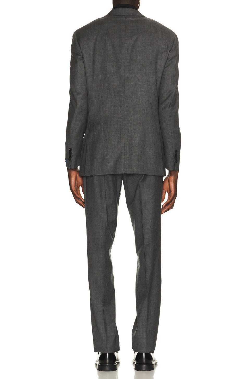 2-buton Single Breasted Sharkskin 2-piece Suit