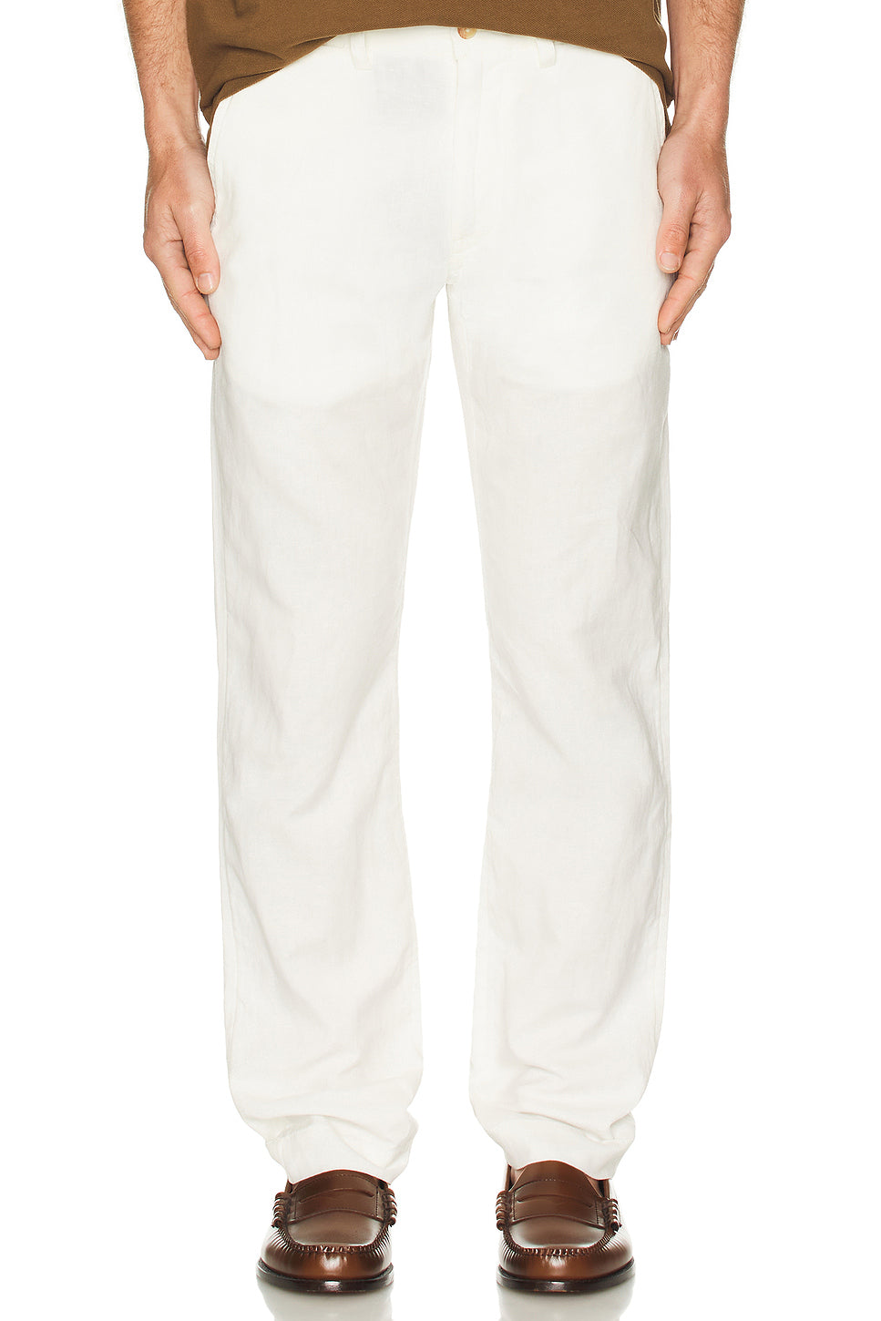 Bedford Cotton Linen Maritime Straight Pant