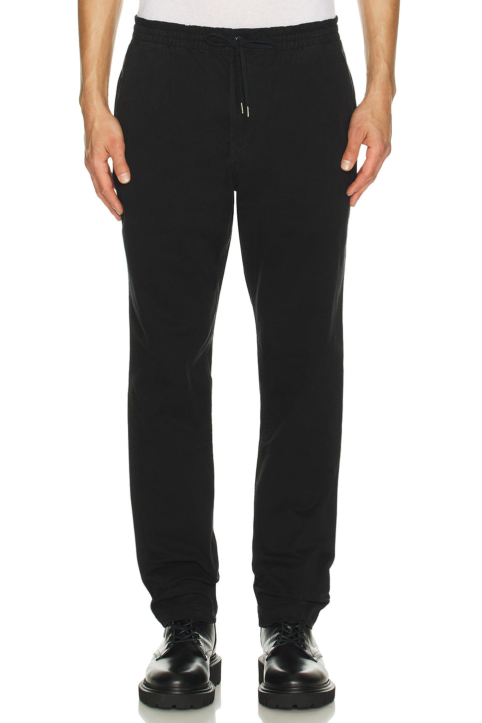 Garment Dyed Stretch Twill Flat Front Prepster Pant