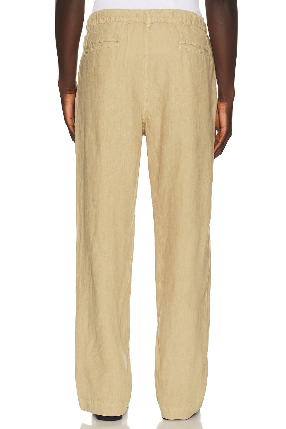 Linen Pleated Lateaf Easy Pant