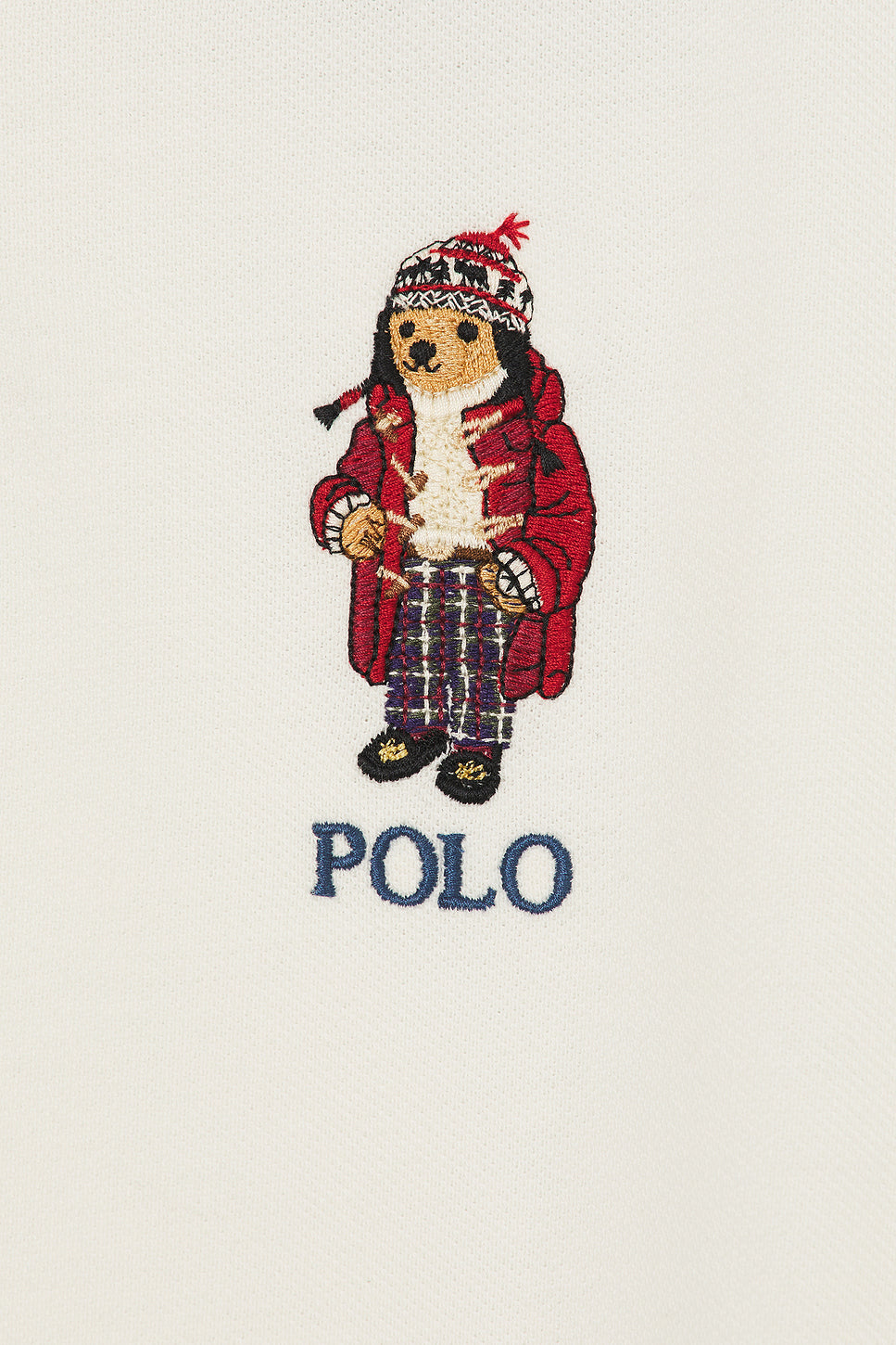 Long Sleeve Bear Polo Shirt