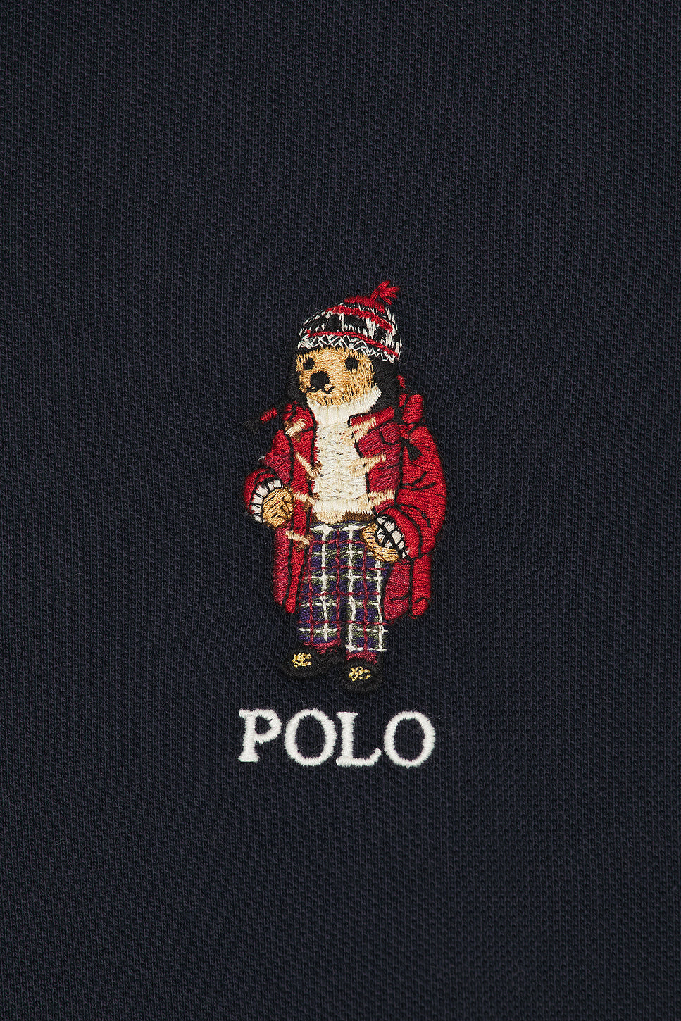 Long Sleeve Bear Polo Shirt