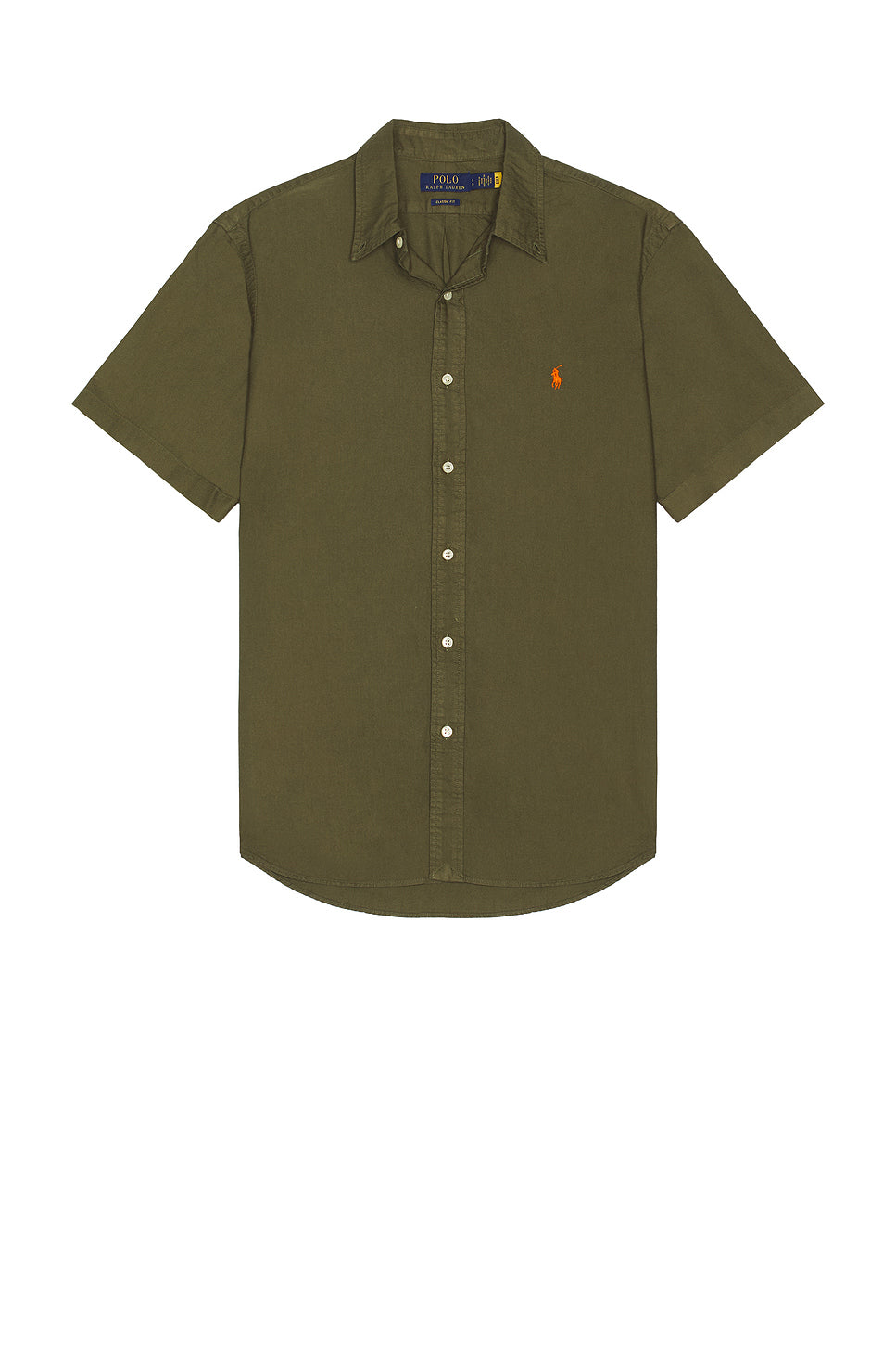 Garment Dyed Short Sleeve Oxford