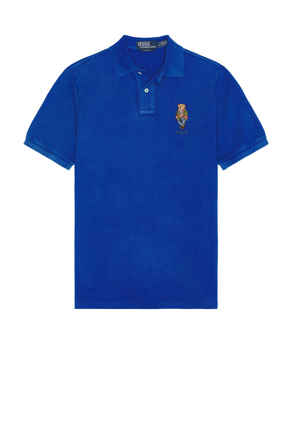 Short Sleeve Mesh Novelty Bear Polo Saltwash