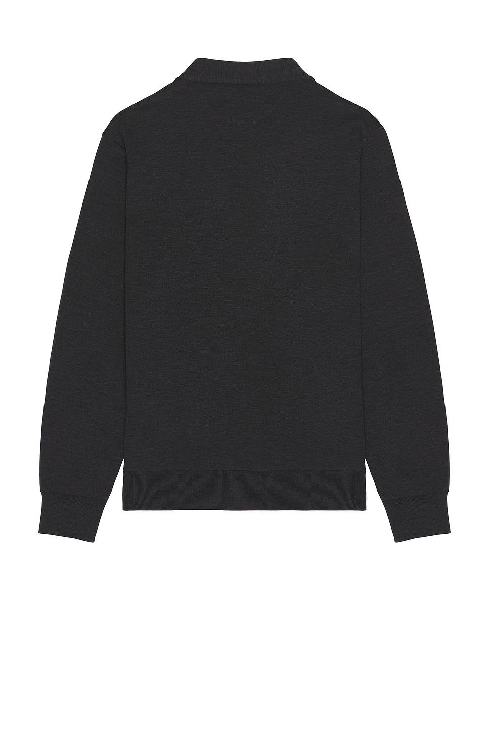 Long Sleeve Rib Hem Polo