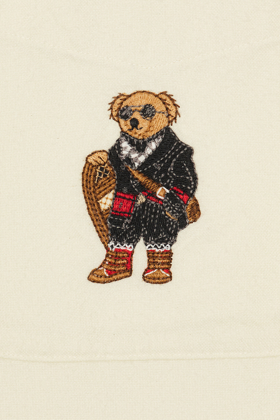 Brushed Oxford Novelty Bear Sport Shirt