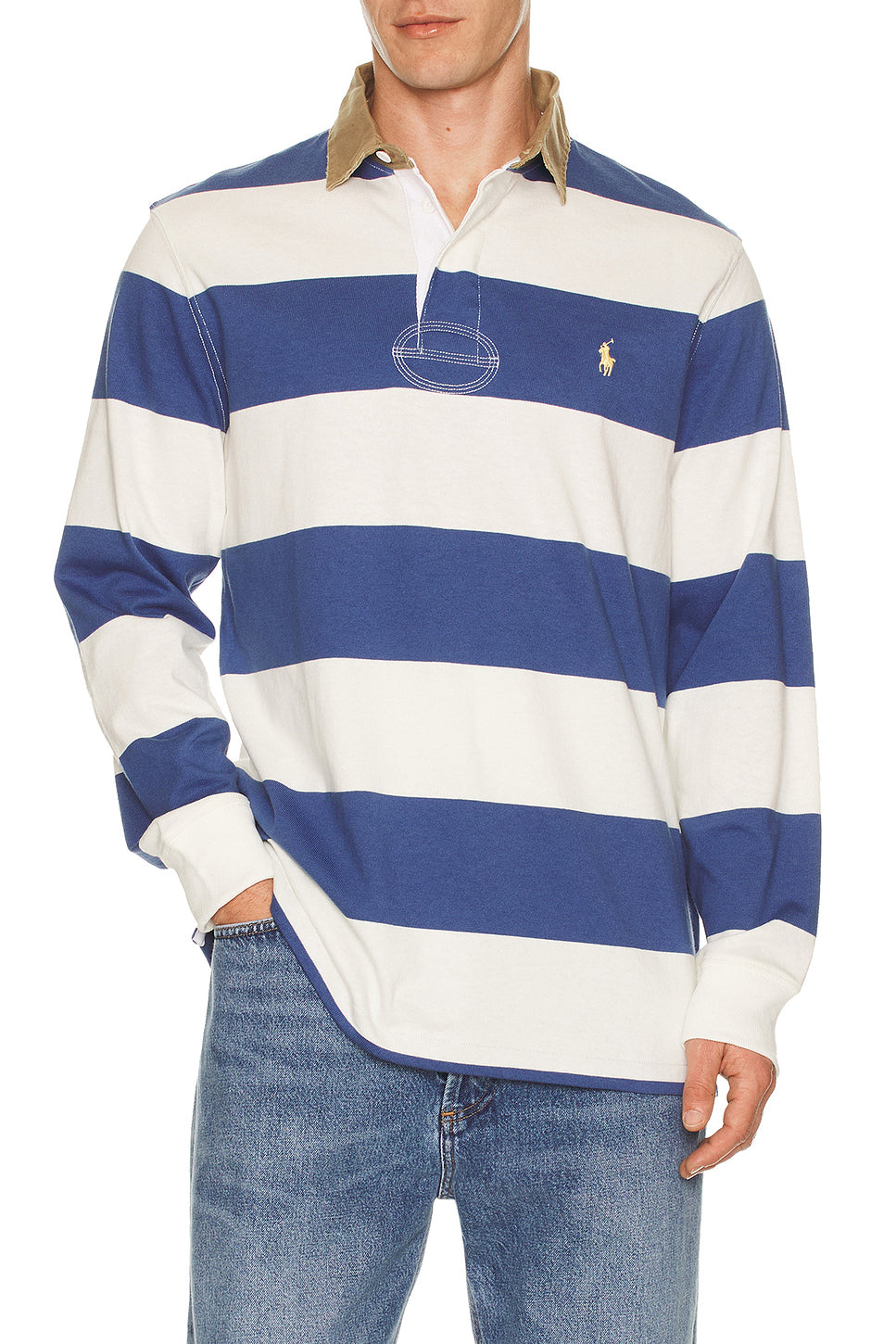 Long Sleeve Collared Rugby Shirt