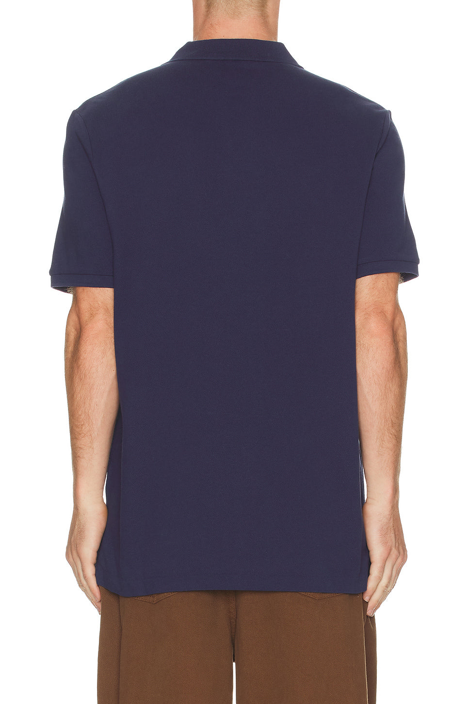 Short Sleeve Basic Mesh Novelty Bear Polo