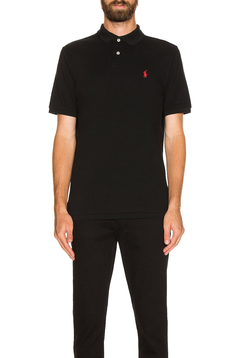 Classic Fit Mesh Polo