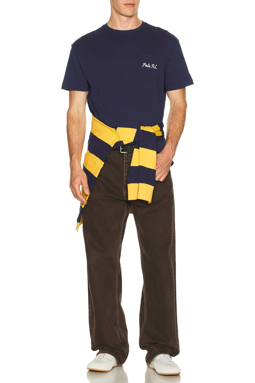 Novelty Polo Society Bear Pocket Tee