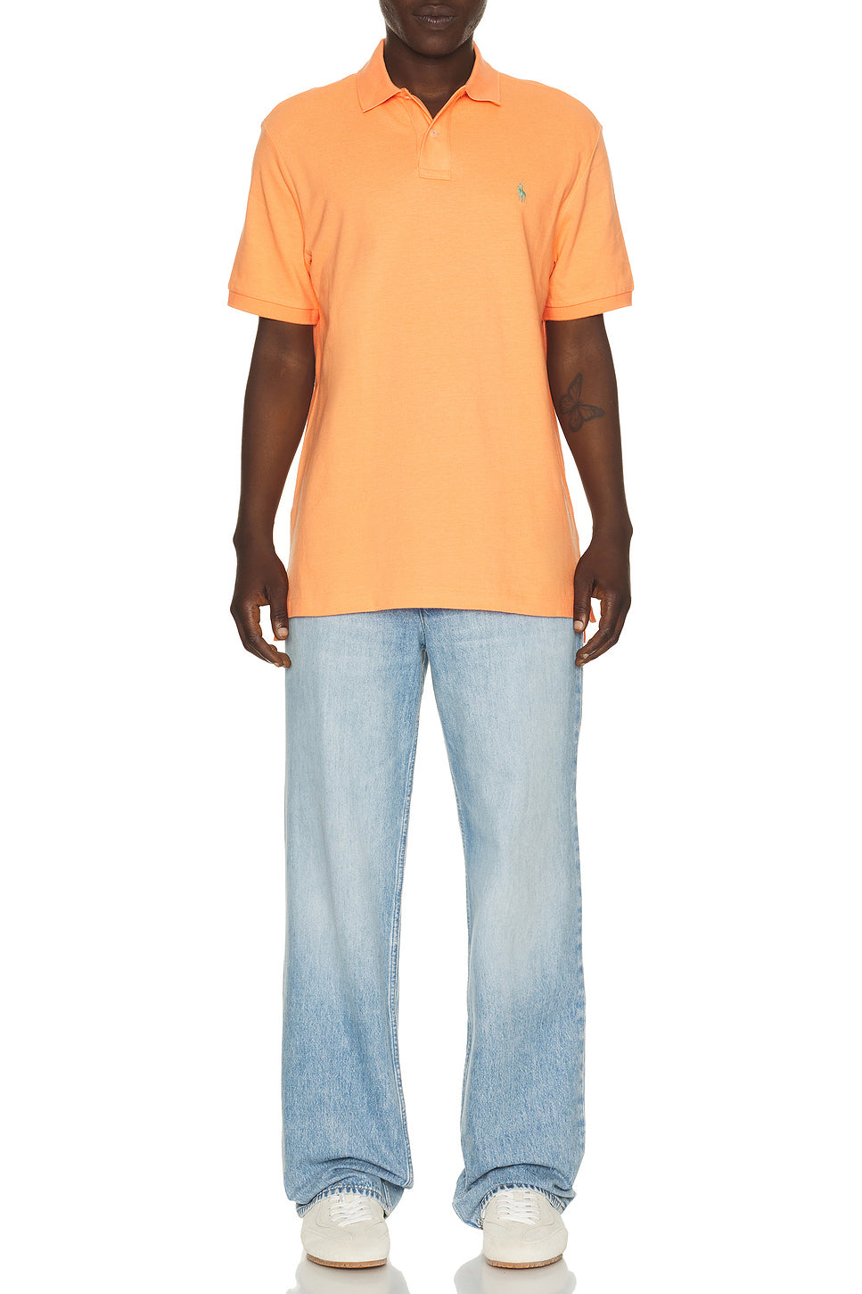 Short Sleeve Mesh Polo