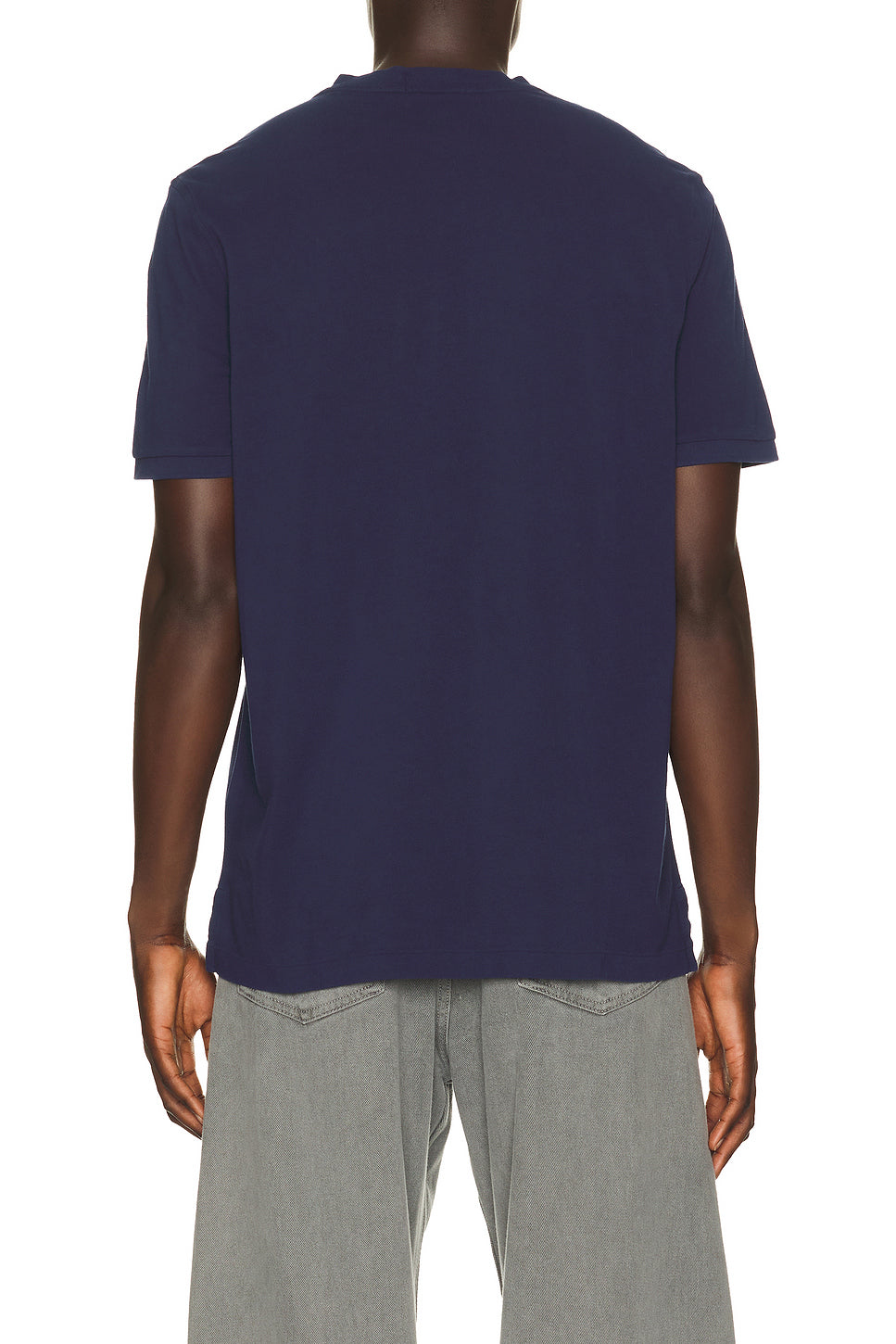 Short Sleeve Garment Dyed Featherweight Mesh Henley T-Shirt