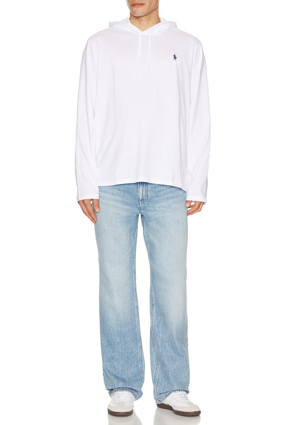 Long Sleeve Jersey Knit Hooded T-shirt