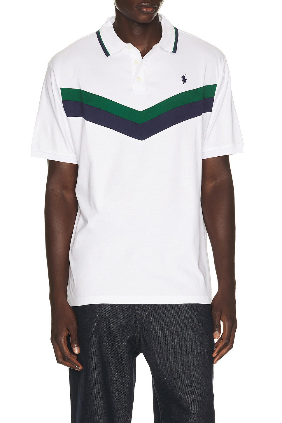 Soft Touch Chest Stripe Polo