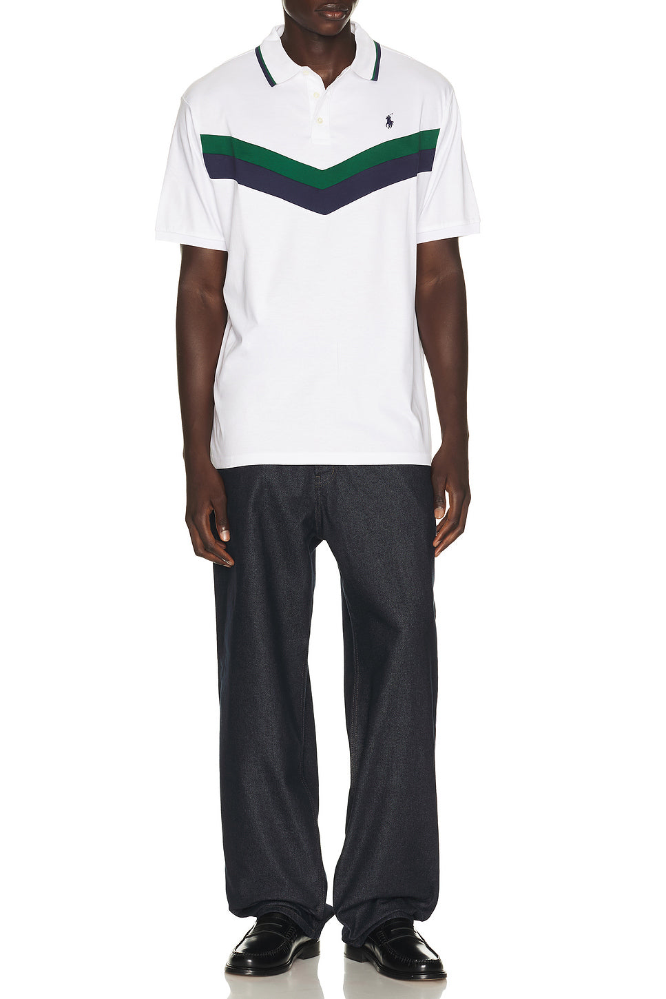Soft Touch Chest Stripe Polo