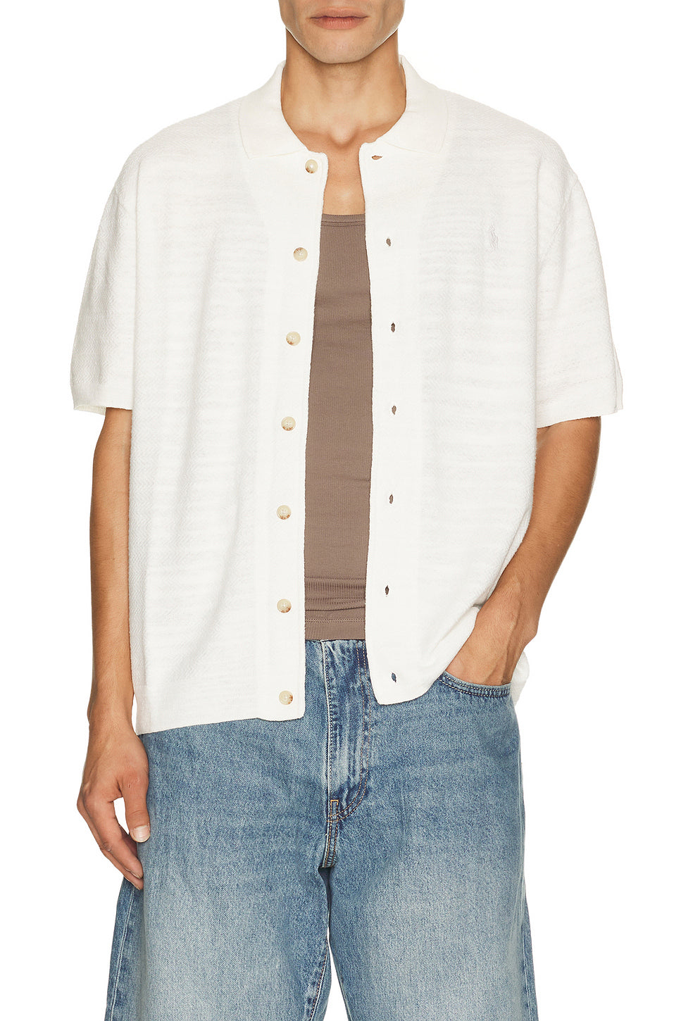 Short Sleeve Cardigan Sweater