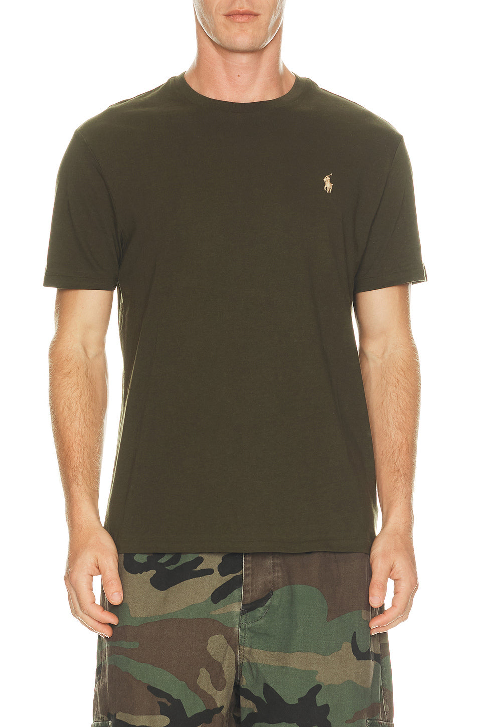 Short Sleeve Jersey Knit Crewneck T-Shirt