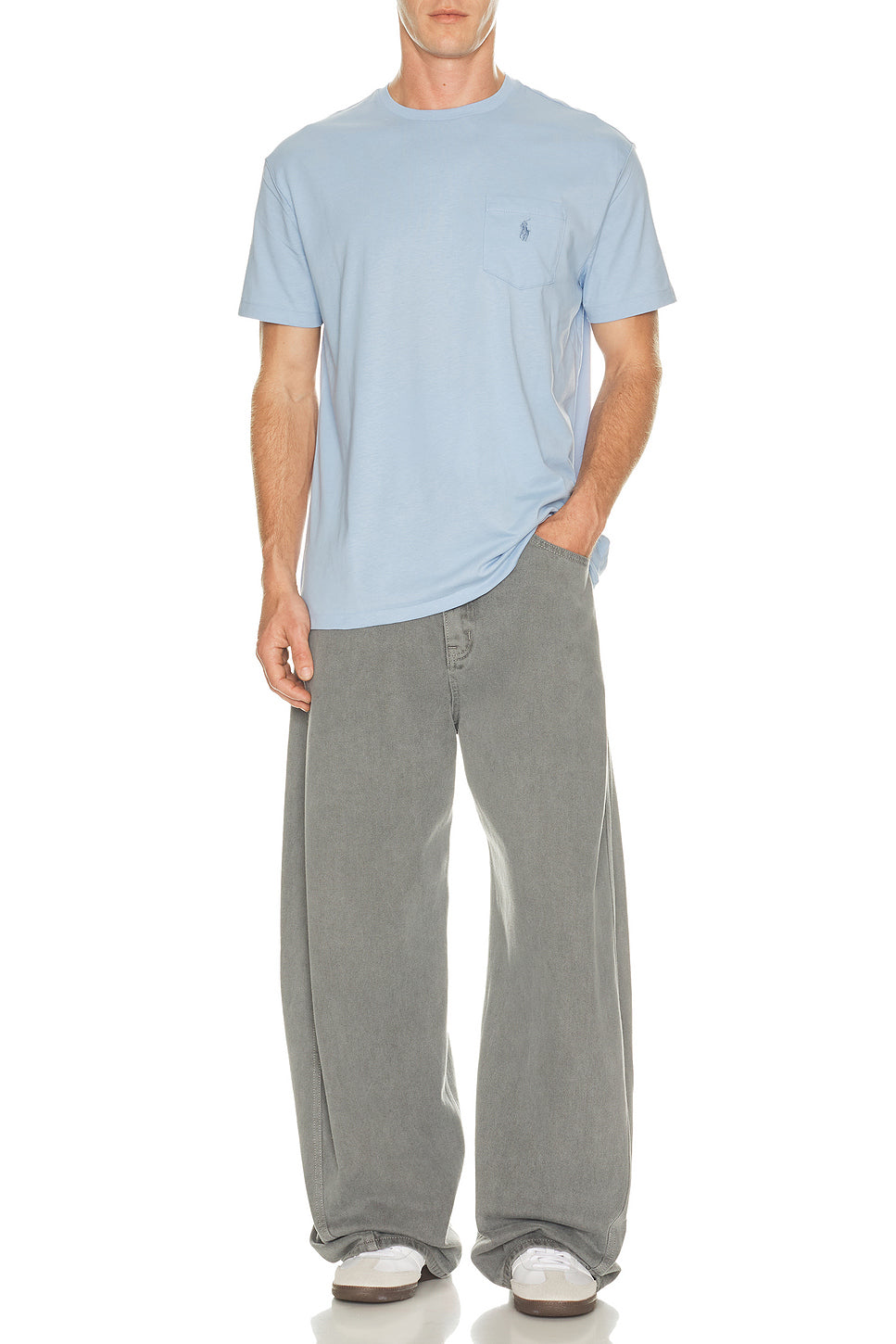 Short Sleeve Crewneck Pocket T-Shirt