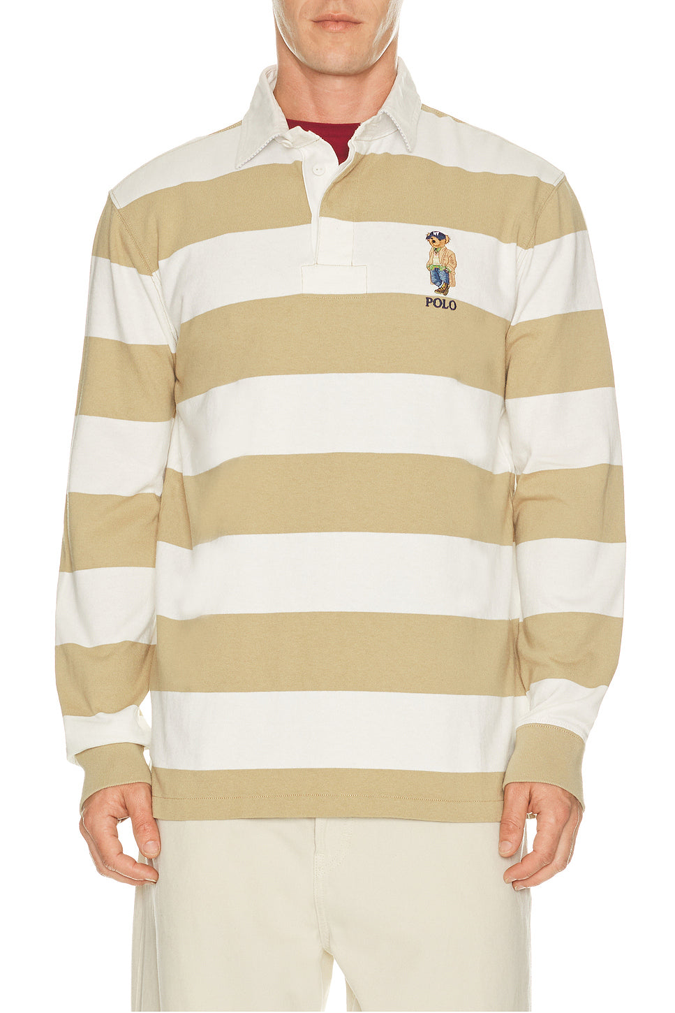 Long Sleeve Basic Mesh Litchfield Bear Rugby Polo