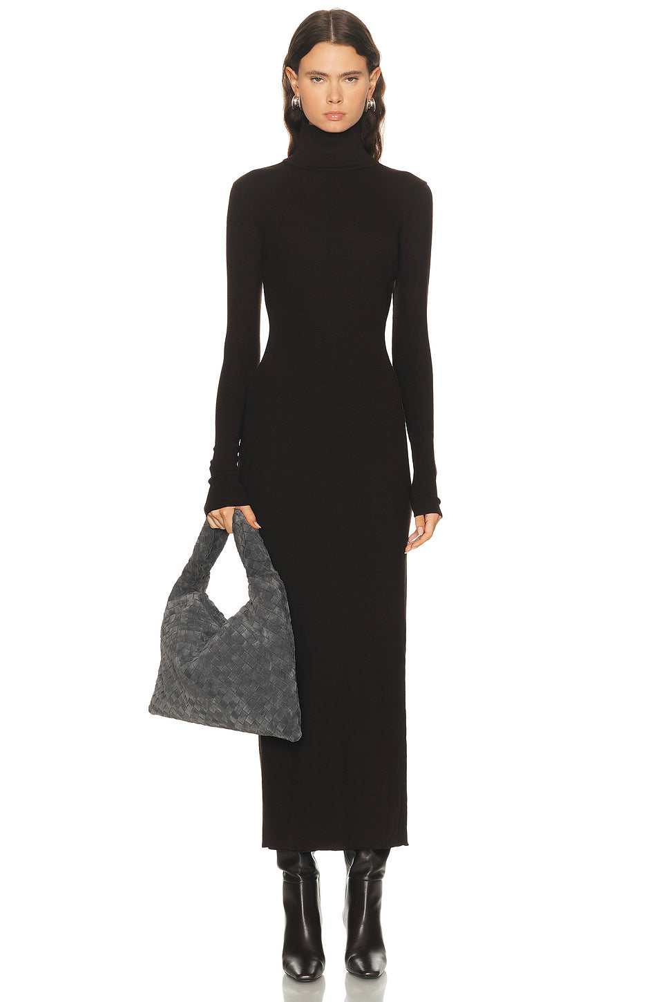 Long Sleeve Column Dress