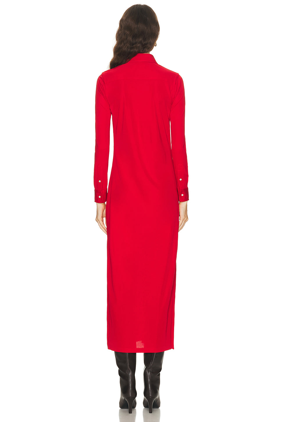 Button Down Long Dress