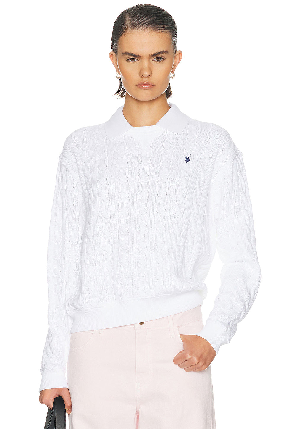 Long Sleeve Polo Sweater
