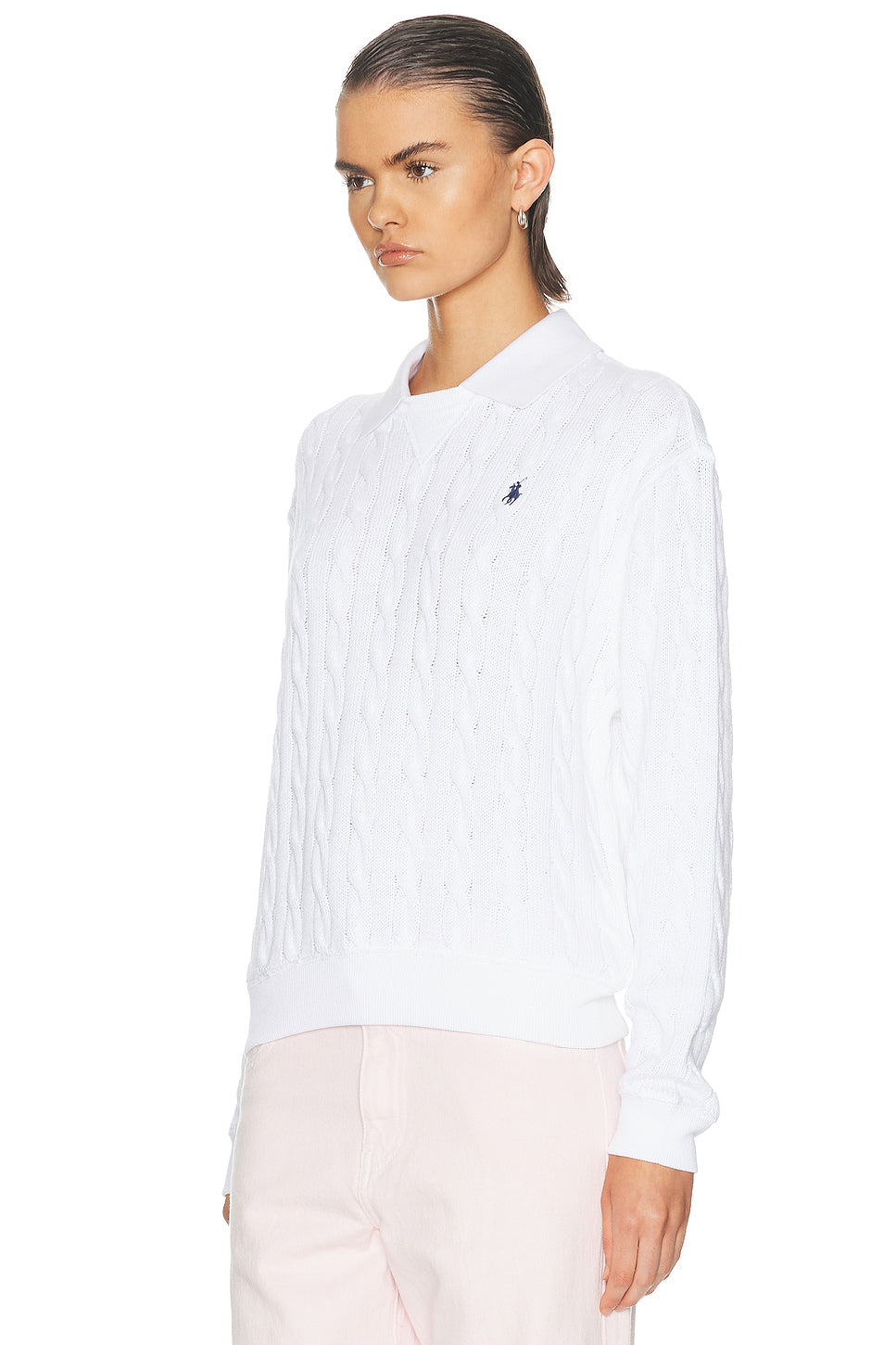 Long Sleeve Polo Sweater