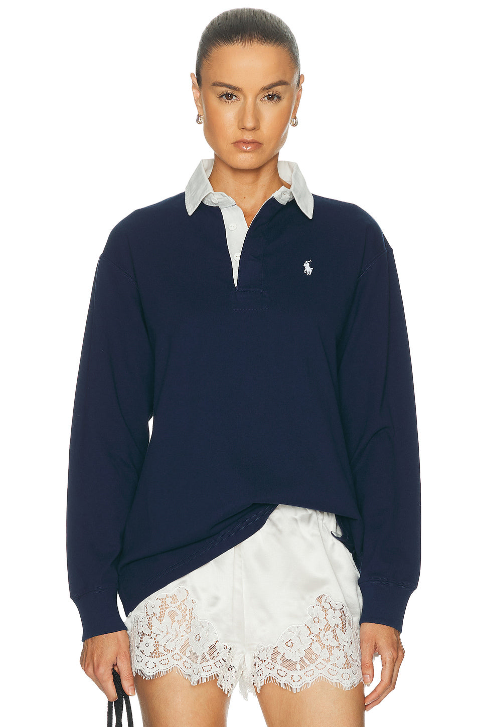 Rugby Long Sleeve Polo Sweatshirt
