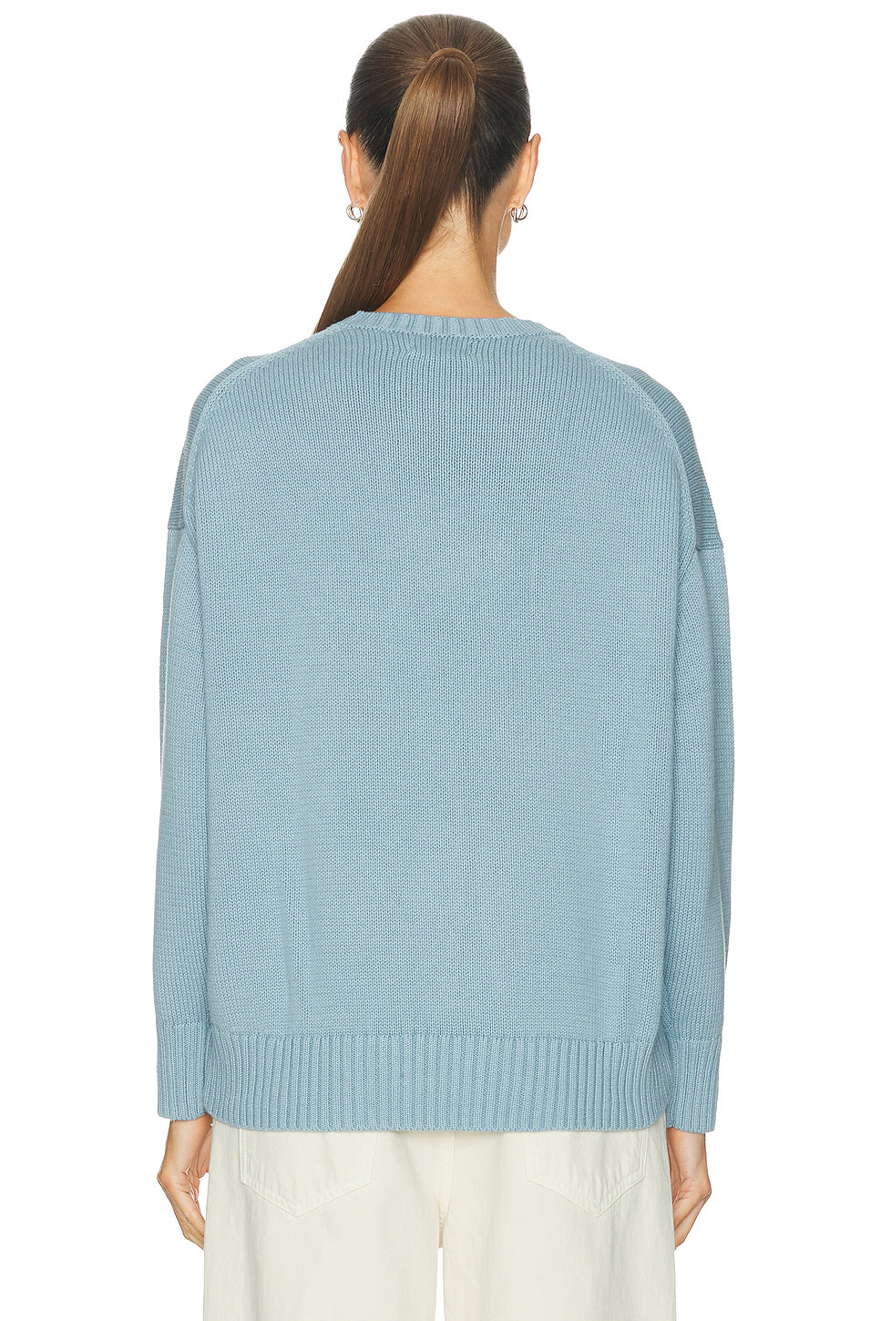 Long Sleeve Bear Crew Neck Sweater