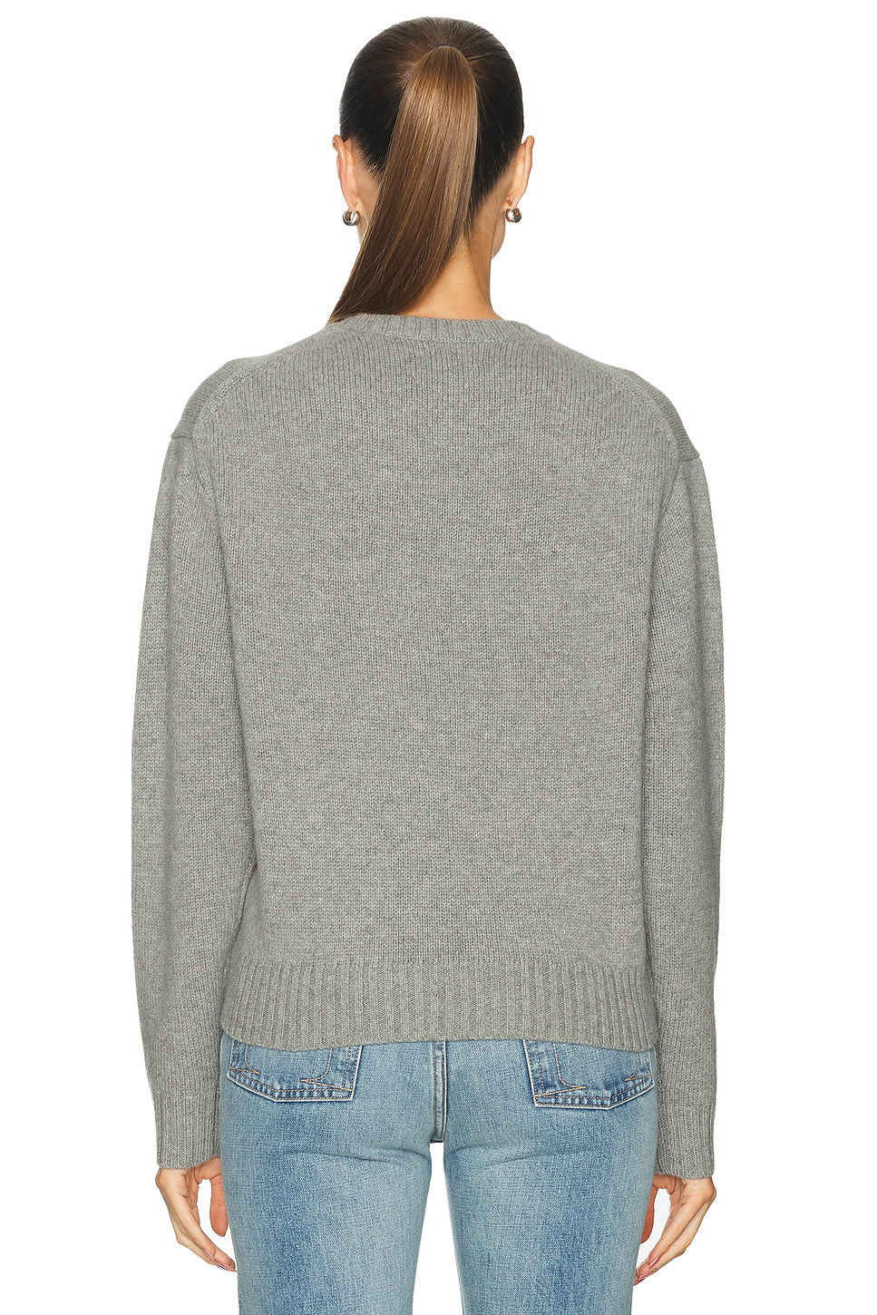 Bear Crewneck Long Sleeve Sweater