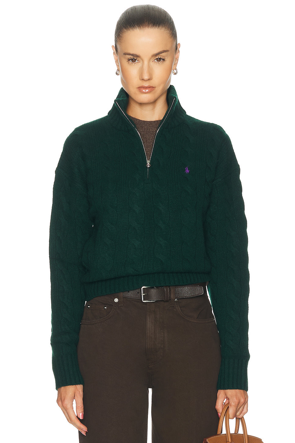 Mock Neck Pullover Sweater