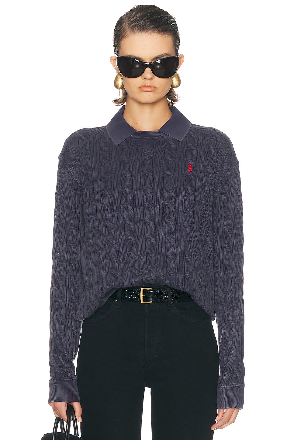 Long Sleeve Polo Sweater