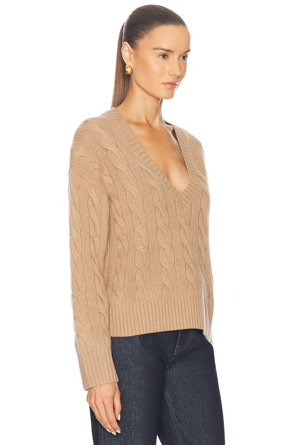 V-Neck Long Sleeve Sweater