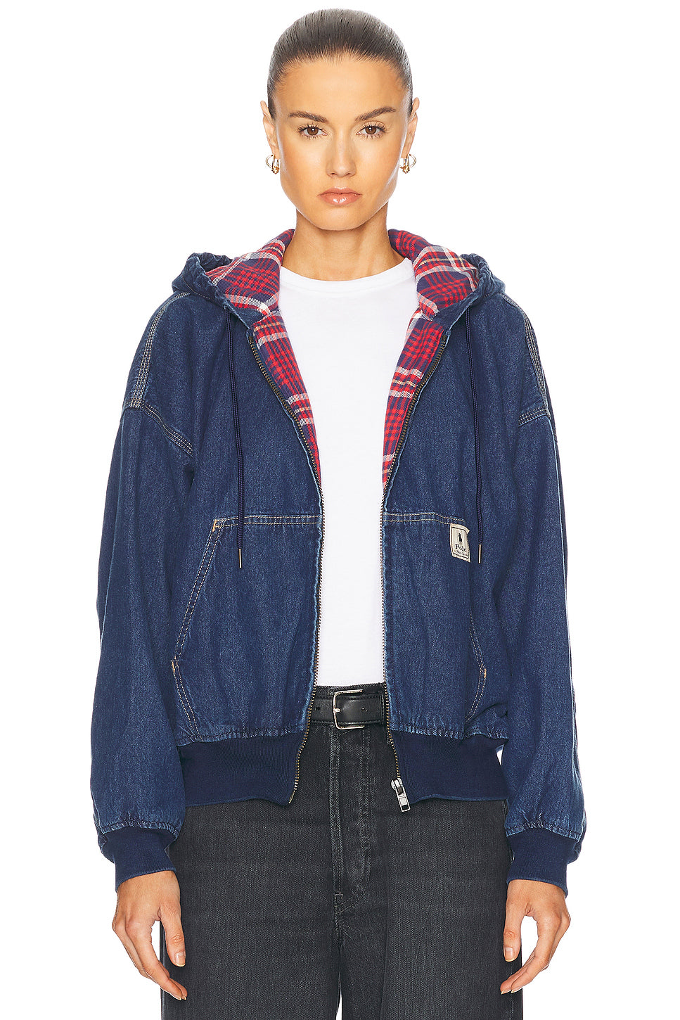 Denim Workwear Bomber Jacket