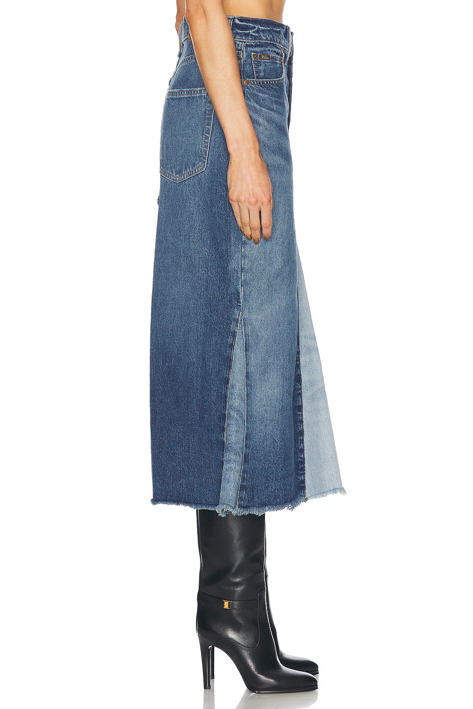 Denim Midi Skirt