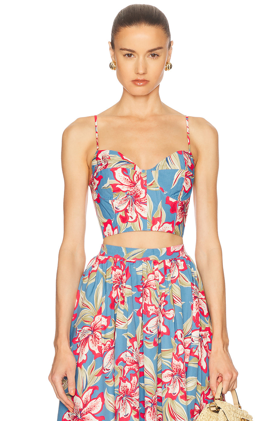 Sleeveless Bustier Top